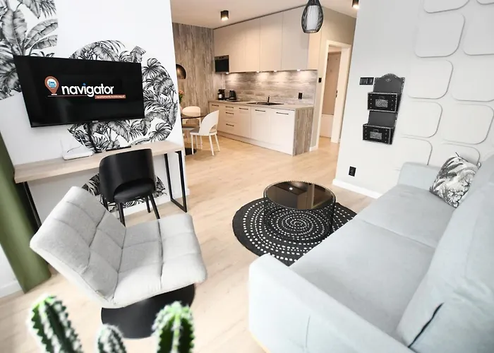 Apartment Navigator Spa-baseny-nadmorskie Tarasy Kolberg